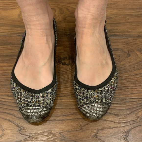 Chanel tweed ballerina flats 37 - Picture 10 of 10